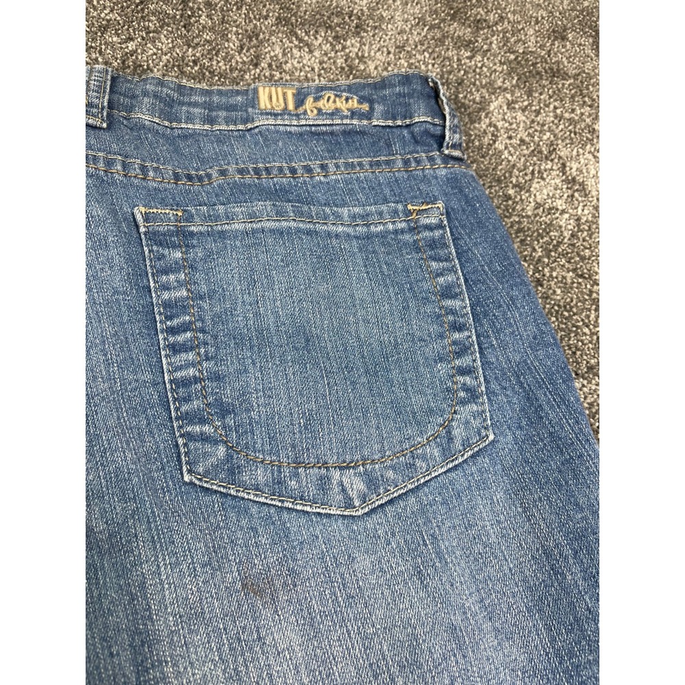 Kut from the Kloth Diana Skinny Jeans Women's Size 6 Medium Wash Stretch Denim - Picture 13 of 15